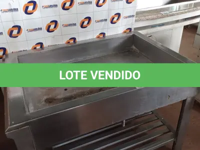 LOTE 555 - 01 BANHO MARIA EM AÇO INOX. (NO ESTADO) ATENÇÃO! FAZER A VISITAÇÃO ANTES DE ARREMATAR, NÃO SABEMOS SE FUNCIONA. LEILÃO NÃO TEM GARANTIA E NEM DEVOLUÇÃO, SUJEITO A POSSÍVEIS AVARIAS VISÍVEIS/OCULTAS E/OU AUSÊNCIA DE COMPONENTES.