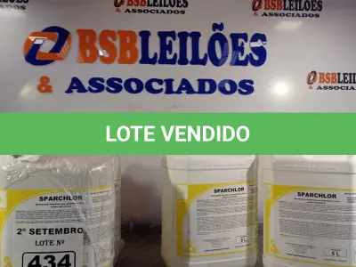 LOTE 434 - 20 LITROS DE DESINFETANTE HOSPITALAR PARA SUPERFÍCIES FIXAS E ARTIGOS NÃO CRÍTICOS. (NO ESTADO) ATENÇÃO! FAZER A VISITAÇÃO ANTES DE ARREMATAR, NÃO SABEMOS SE FUNCIONA. LEILÃO NÃO TEM GARANTIA E NEM DEVOLUÇÃO, SUJEITO A POSSÍVEIS AVARIAS VISÍVEIS/OCULTAS E/OU AUSÊNCIA DE COMPONENTES.