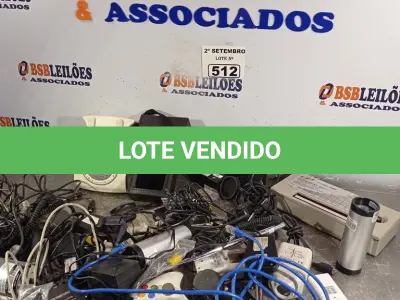 LOTE 512 - 01 LOTE COM ELETRÔNICOS DIVERSOS. (NO ESTADO) ATENÇÃO! FAZER A VISITAÇÃO ANTES DE ARREMATAR, NÃO SABEMOS SE FUNCIONA. LEILÃO NÃO TEM GARANTIA E NEM DEVOLUÇÃO, SUJEITO A POSSÍVEIS AVARIAS VISÍVEIS/OCULTAS E/OU AUSÊNCIA DE COMPONENTES.