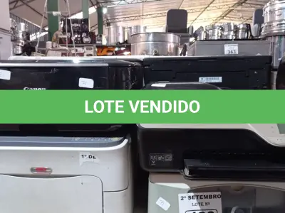 LOTE 420 - 10 IMPRESSORAS MARCAS E MODELOS DIVERSOS PARA RETIRADA DE PEÇAS. (NO ESTADO) ATENÇÃO! FAZER A VISITAÇÃO ANTES DE ARREMATAR, NÃO SABEMOS SE FUNCIONA. LEILÃO NÃO TEM GARANTIA E NEM DEVOLUÇÃO, SUJEITO A POSSÍVEIS AVARIAS VISÍVEIS/OCULTAS E/OU AUSÊNCIA DE COMPONENTES.