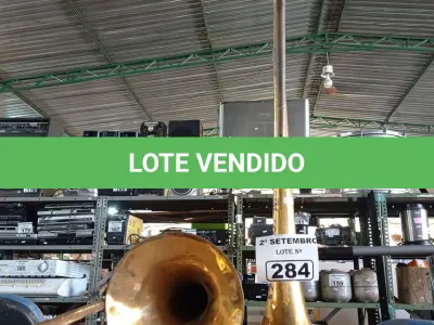 LOTE 284 - 02 INSTRUMENTOS MUSICAIS. (NO ESTADO) ATENÇÃO! FAZER A VISITAÇÃO ANTES DE ARREMATAR, NÃO SABEMOS SE FUNCIONA. LEILÃO NÃO TEM GARANTIA E NEM DEVOLUÇÃO, SUJEITO A POSSÍVEIS AVARIAS VISÍVEIS/OCULTAS E/OU AUSÊNCIA DE COMPONENTES.