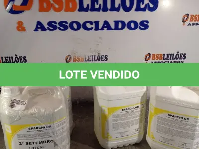 LOTE 434 - 20 LITROS DE DESINFETANTE HOSPITALAR PARA SUPERFÍCIES FIXAS E ARTIGOS NÃO CRÍTICOS. (NO ESTADO) ATENÇÃO! FAZER A VISITAÇÃO ANTES DE ARREMATAR, NÃO SABEMOS SE FUNCIONA. LEILÃO NÃO TEM GARANTIA E NEM DEVOLUÇÃO, SUJEITO A POSSÍVEIS AVARIAS VISÍVEIS/OCULTAS E/OU AUSÊNCIA DE COMPONENTES.