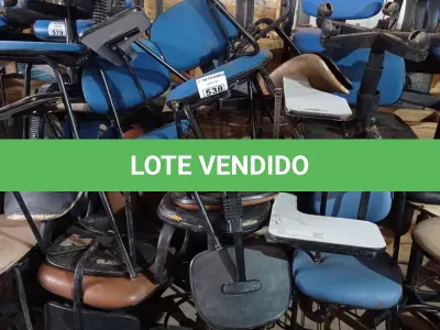 LOTE 538 - 01 LOTE COM VÁRIAS CADEIRAS DE ESCRITÓRIO/AUDITÓRIO MARCAS E MODELOS DIVERSOS. (NO ESTADO) ATENÇÃO! FAZER A VISITAÇÃO ANTES DE ARREMATAR, NÃO SABEMOS SE FUNCIONA. LEILÃO NÃO TEM GARANTIA E NEM DEVOLUÇÃO, SUJEITO A POSSÍVEIS AVARIAS VISÍVEIS/OCULTAS E/OU AUSÊNCIA DE COMPONENTES.