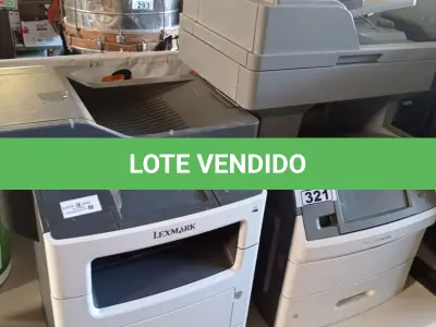 LOTE 321 - 02 IMPRESSORA MULTIFUNCIONAL MARCAS LEXMARK MODELOS X656-DE/MX611-DE. (NO ESTADO) ATENÇÃO! FAZER A VISITAÇÃO ANTES DE ARREMATAR, NÃO SABEMOS SE FUNCIONA. LEILÃO NÃO TEM GARANTIA E NEM DEVOLUÇÃO, SUJEITO A POSSÍVEIS AVARIAS VISÍVEIS/OCULTAS E/OU AUSÊNCIA DE COMPONENTES.