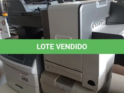 LOTE 442 - 04 IMPRESSORAS SENDO 01 MULTIFUNCIONAL MARCA LEXMARK MODELO X656-DE. (NO ESTADO) ATENÇÃO! FAZER A VISITAÇÃO ANTES DE ARREMATAR, NÃO SABEMOS SE FUNCIONA. LEILÃO NÃO TEM GARANTIA E NEM DEVOLUÇÃO, SUJEITO A POSSÍVEIS AVARIAS VISÍVEIS/OCULTAS E/OU AUSÊNCIA DE COMPONENTES.