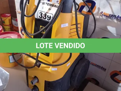 LOTE 339 - 01 LAVADORA DE ALTA PRESSÃO MARCA ELECTROLUX ULTRA PRO 2400PSI 220V. (NO ESTADO) ATENÇÃO! FAZER A VISITAÇÃO ANTES DE ARREMATAR, NÃO SABEMOS SE FUNCIONA. LEILÃO NÃO TEM GARANTIA E NEM DEVOLUÇÃO, SUJEITO A POSSÍVEIS AVARIAS VISÍVEIS/OCULTAS E/OU AUSÊNCIA DE COMPONENTES.