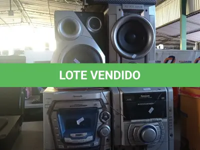 LOTE 314 - 01 LOTE COM VÁRIOS APARELHOS DE SOM MARCAS E MODELOS DIVERSOS. (NO ESTADO) ATENÇÃO! FAZER A VISITAÇÃO ANTES DE ARREMATAR, NÃO SABEMOS SE FUNCIONA. LEILÃO NÃO TEM GARANTIA E NEM DEVOLUÇÃO, SUJEITO A POSSÍVEIS AVARIAS VISÍVEIS/OCULTAS E/OU AUSÊNCIA DE COMPONENTES.