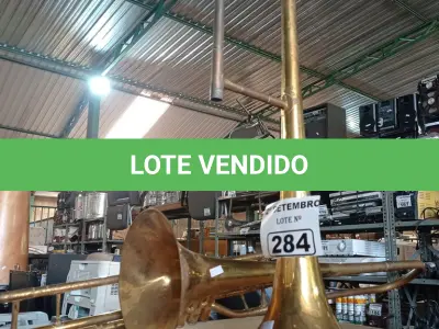 LOTE 284 - 02 INSTRUMENTOS MUSICAIS. (NO ESTADO) ATENÇÃO! FAZER A VISITAÇÃO ANTES DE ARREMATAR, NÃO SABEMOS SE FUNCIONA. LEILÃO NÃO TEM GARANTIA E NEM DEVOLUÇÃO, SUJEITO A POSSÍVEIS AVARIAS VISÍVEIS/OCULTAS E/OU AUSÊNCIA DE COMPONENTES.