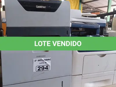 LOTE 294 - 03 IMPRESSORAS MARCAS E MODELOS DIVERSOS. (NO ESTADO) ATENÇÃO! FAZER A VISITAÇÃO ANTES DE ARREMATAR, NÃO SABEMOS SE FUNCIONA. LEILÃO NÃO TEM GARANTIA E NEM DEVOLUÇÃO, SUJEITO A POSSÍVEIS AVARIAS VISÍVEIS/OCULTAS E/OU AUSÊNCIA DE COMPONENTES.