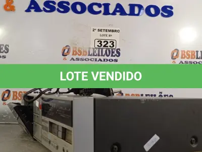 LOTE 323 - 01 STÉREO CASSETE DECK SONY MODELO TC-FX510R. (NO ESTADO) ATENÇÃO! FAZER A VISITAÇÃO ANTES DE ARREMATAR, NÃO SABEMOS SE FUNCIONA. LEILÃO NÃO TEM GARANTIA E NEM DEVOLUÇÃO, SUJEITO A POSSÍVEIS AVARIAS VISÍVEIS/OCULTAS E/OU AUSÊNCIA DE COMPONENTES.