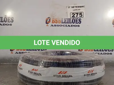 LOTE 275 - 01 ROLO DE CABO FLEXÍVEL 100M 1X10MM NA COR PRETA(NOVO). (NO ESTADO) ATENÇÃO! FAZER A VISITAÇÃO ANTES DE ARREMATAR, NÃO SABEMOS SE FUNCIONA. LEILÃO NÃO TEM GARANTIA E NEM DEVOLUÇÃO, SUJEITO A POSSÍVEIS AVARIAS VISÍVEIS/OCULTAS E/OU AUSÊNCIA DE COMPONENTES.