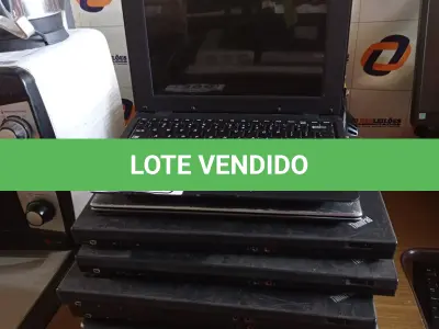 LOTE 396 - 06 NOTEBOOK’S E 02 NETBOOK’S MARCAS E MODELOS DIVERSOS PARA RETIRADA DE PEÇAS. (NO ESTADO) ATENÇÃO! FAZER A VISITAÇÃO ANTES DE ARREMATAR, NÃO SABEMOS SE FUNCIONA. LEILÃO NÃO TEM GARANTIA E NEM DEVOLUÇÃO, SUJEITO A POSSÍVEIS AVARIAS VISÍVEIS/OCULTAS E/OU AUSÊNCIA DE COMPONENTES.