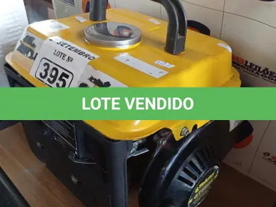 LOTE 395 - 01 GERADOR TEKNA 950H A GASOLINA. (NO ESTADO) ATENÇÃO! FAZER A VISITAÇÃO ANTES DE ARREMATAR, NÃO SABEMOS SE FUNCIONA. LEILÃO NÃO TEM GARANTIA E NEM DEVOLUÇÃO, SUJEITO A POSSÍVEIS AVARIAS VISÍVEIS/OCULTAS E/OU AUSÊNCIA DE COMPONENTES.