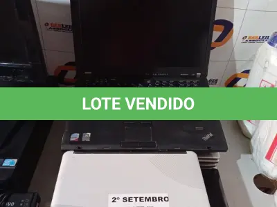 LOTE 367 - 07 NOTEBOOK’S E 02 NETBOOK’S MARCAS E MODELOS DIVERSOS PARA RETIRADA DE PEÇAS. (NO ESTADO) ATENÇÃO! FAZER A VISITAÇÃO ANTES DE ARREMATAR, NÃO SABEMOS SE FUNCIONA. LEILÃO NÃO TEM GARANTIA E NEM DEVOLUÇÃO, SUJEITO A POSSÍVEIS AVARIAS VISÍVEIS/OCULTAS E/OU AUSÊNCIA DE COMPONENTES.