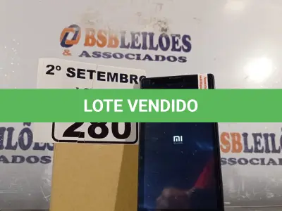 LOTE 280 - 01 CELULAR REDMI. (NO ESTADO) ATENÇÃO! FAZER A VISITAÇÃO ANTES DE ARREMATAR, NÃO SABEMOS SE FUNCIONA. LEILÃO NÃO TEM GARANTIA E NEM DEVOLUÇÃO, SUJEITO A POSSÍVEIS AVARIAS VISÍVEIS/OCULTAS E/OU AUSÊNCIA DE COMPONENTES.