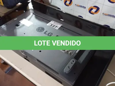 LOTE 337 - 02 TV’S MARCAS LG MODELOS DIVERSOS PARA RETIRADA DE PEÇAS. (NO ESTADO) ATENÇÃO! FAZER A VISITAÇÃO ANTES DE ARREMATAR, NÃO SABEMOS SE FUNCIONA. LEILÃO NÃO TEM GARANTIA E NEM DEVOLUÇÃO, SUJEITO A POSSÍVEIS AVARIAS VISÍVEIS/OCULTAS E/OU AUSÊNCIA DE COMPONENTES.