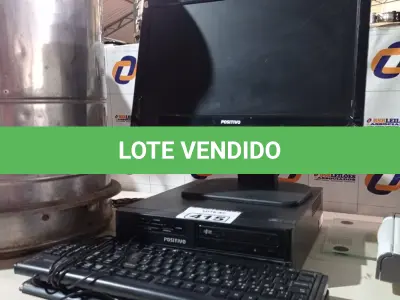LOTE 415 - 01 CPU, 01 MONITOR E 02 TECLADOS. (NO ESTADO) ATENÇÃO! FAZER A VISITAÇÃO ANTES DE ARREMATAR, NÃO SABEMOS SE FUNCIONA. LEILÃO NÃO TEM GARANTIA E NEM DEVOLUÇÃO, SUJEITO A POSSÍVEIS AVARIAS VISÍVEIS/OCULTAS E/OU AUSÊNCIA DE COMPONENTES.
