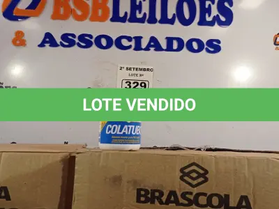 LOTE 329 - 02 CAIXAS COM COLA TUBO ST 175G COM 15 FRASCOS CADA. (NO ESTADO) ATENÇÃO! FAZER A VISITAÇÃO ANTES DE ARREMATAR, NÃO SABEMOS SE FUNCIONA. LEILÃO NÃO TEM GARANTIA E NEM DEVOLUÇÃO, SUJEITO A POSSÍVEIS AVARIAS VISÍVEIS/OCULTAS E/OU AUSÊNCIA DE COMPONENTES.