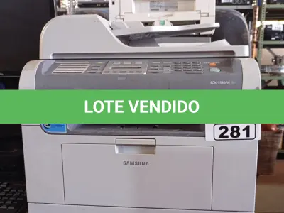 LOTE 281 - 03 IMPRESSORAS SENDO 01 MULTIFUNCIONAL SAMSUNG MODELO SCX-5530FN. (NO ESTADO) ATENÇÃO! FAZER A VISITAÇÃO ANTES DE ARREMATAR, NÃO SABEMOS SE FUNCIONA. LEILÃO NÃO TEM GARANTIA E NEM DEVOLUÇÃO, SUJEITO A POSSÍVEIS AVARIAS VISÍVEIS/OCULTAS E/OU AUSÊNCIA DE COMPONENTES.
