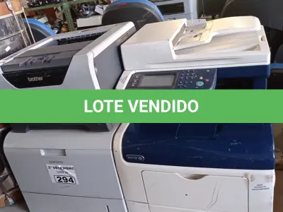 LOTE 294 - 03 IMPRESSORAS MARCAS E MODELOS DIVERSOS. (NO ESTADO) ATENÇÃO! FAZER A VISITAÇÃO ANTES DE ARREMATAR, NÃO SABEMOS SE FUNCIONA. LEILÃO NÃO TEM GARANTIA E NEM DEVOLUÇÃO, SUJEITO A POSSÍVEIS AVARIAS VISÍVEIS/OCULTAS E/OU AUSÊNCIA DE COMPONENTES.