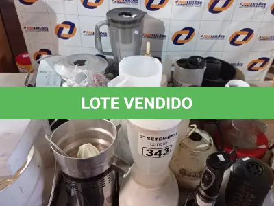 LOTE 343 - 01 LOTE COM UTENSÍLIOS DIVERSOS. (NO ESTADO) ATENÇÃO! FAZER A VISITAÇÃO ANTES DE ARREMATAR, NÃO SABEMOS SE FUNCIONA. LEILÃO NÃO TEM GARANTIA E NEM DEVOLUÇÃO, SUJEITO A POSSÍVEIS AVARIAS VISÍVEIS/OCULTAS E/OU AUSÊNCIA DE COMPONENTES.