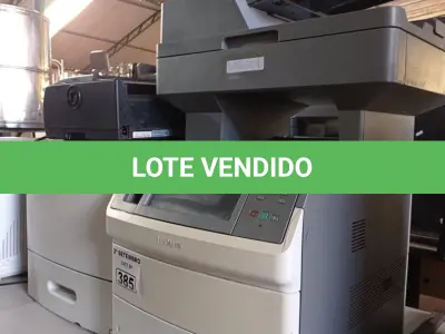 LOTE 385 - 03 IMPRESSORAS SENDO 01 MULTIFUNCIONAL LEXMARK MODELO X656-DE. (NO ESTADO) ATENÇÃO! FAZER A VISITAÇÃO ANTES DE ARREMATAR, NÃO SABEMOS SE FUNCIONA. LEILÃO NÃO TEM GARANTIA E NEM DEVOLUÇÃO, SUJEITO A POSSÍVEIS AVARIAS VISÍVEIS/OCULTAS E/OU AUSÊNCIA DE COMPONENTES.
