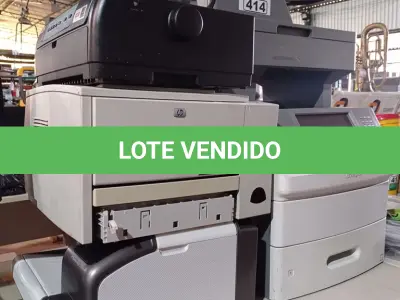 LOTE 414 - 04 IMPRESSORAS SENDO 01 MULTIFUNCIONAL MARCA LEXMARK MODELO X656-DE. (NO ESTADO) ATENÇÃO! FAZER A VISITAÇÃO ANTES DE ARREMATAR, NÃO SABEMOS SE FUNCIONA. LEILÃO NÃO TEM GARANTIA E NEM DEVOLUÇÃO, SUJEITO A POSSÍVEIS AVARIAS VISÍVEIS/OCULTAS E/OU AUSÊNCIA DE COMPONENTES.
