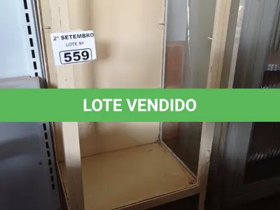 LOTE 559 - 01 ARMÁRIO EM AÇO COM AVARIAS. (NO ESTADO) ATENÇÃO! FAZER A VISITAÇÃO ANTES DE ARREMATAR, NÃO SABEMOS SE FUNCIONA. LEILÃO NÃO TEM GARANTIA E NEM DEVOLUÇÃO, SUJEITO A POSSÍVEIS AVARIAS VISÍVEIS/OCULTAS E/OU AUSÊNCIA DE COMPONENTES.