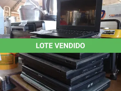 LOTE 396 - 06 NOTEBOOK’S E 02 NETBOOK’S MARCAS E MODELOS DIVERSOS PARA RETIRADA DE PEÇAS. (NO ESTADO) ATENÇÃO! FAZER A VISITAÇÃO ANTES DE ARREMATAR, NÃO SABEMOS SE FUNCIONA. LEILÃO NÃO TEM GARANTIA E NEM DEVOLUÇÃO, SUJEITO A POSSÍVEIS AVARIAS VISÍVEIS/OCULTAS E/OU AUSÊNCIA DE COMPONENTES.