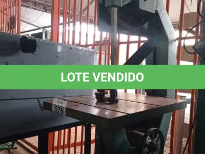LOTE 576 - 01 SERRA FITA INDUSTRIAL. (NO ESTADO) ATENÇÃO! FAZER A VISITAÇÃO ANTES DE ARREMATAR, NÃO SABEMOS SE FUNCIONA. LEILÃO NÃO TEM GARANTIA E NEM DEVOLUÇÃO, SUJEITO A POSSÍVEIS AVARIAS VISÍVEIS/OCULTAS E/OU AUSÊNCIA DE COMPONENTES.
