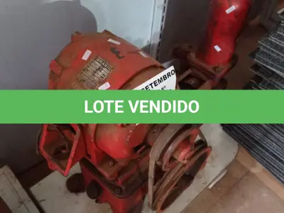 LOTE 572 - 01 BOMBA CARNEIRO 1.5HP 220/380V. (NO ESTADO) ATENÇÃO! FAZER A VISITAÇÃO ANTES DE ARREMATAR, NÃO SABEMOS SE FUNCIONA. LEILÃO NÃO TEM GARANTIA E NEM DEVOLUÇÃO, SUJEITO A POSSÍVEIS AVARIAS VISÍVEIS/OCULTAS E/OU AUSÊNCIA DE COMPONENTES.