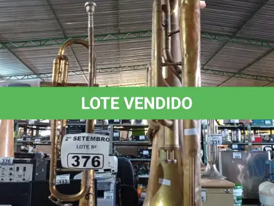 LOTE 376 - 02 INSTRUMENTOS MUSICAIS. (NO ESTADO) ATENÇÃO! FAZER A VISITAÇÃO ANTES DE ARREMATAR, NÃO SABEMOS SE FUNCIONA. LEILÃO NÃO TEM GARANTIA E NEM DEVOLUÇÃO, SUJEITO A POSSÍVEIS AVARIAS VISÍVEIS/OCULTAS E/OU AUSÊNCIA DE COMPONENTES.