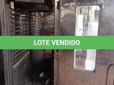 LOTE 617 - 01 FORNO PARA PÃES COM AVARIAS. (NO ESTADO) ATENÇÃO! FAZER A VISITAÇÃO ANTES DE ARREMATAR, NÃO SABEMOS SE FUNCIONA. LEILÃO NÃO TEM GARANTIA E NEM DEVOLUÇÃO, SUJEITO A POSSÍVEIS AVARIAS VISÍVEIS/OCULTAS E/OU AUSÊNCIA DE COMPONENTES.