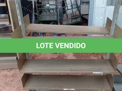 LOTE 611 - 01 ESTANTE EM AÇO COM 08 PRATELEIRAS. (NO ESTADO) ATENÇÃO! FAZER A VISITAÇÃO ANTES DE ARREMATAR, NÃO SABEMOS SE FUNCIONA. LEILÃO NÃO TEM GARANTIA E NEM DEVOLUÇÃO, SUJEITO A POSSÍVEIS AVARIAS VISÍVEIS/OCULTAS E/OU AUSÊNCIA DE COMPONENTES.