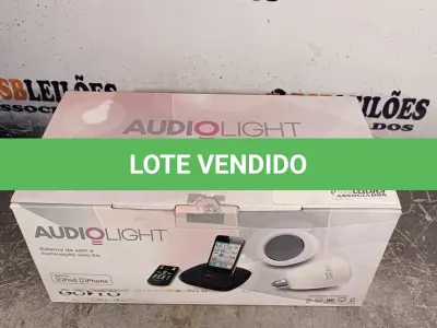 LOTE 073 - 01 - SISTEMA DE SOM E ILUMINAÇÃO SEM FIO (NO ESTADO, NÃO SABEMOS SE FUNCIONA. LEILÃO NÃO TEM GARANTIA E NEM DEVOLUÇÃO, SUJEITO A POSSÍVEIS AVARIAS VISÍVEIS/OCULTAS E/OU AUSÊNCIA DE COMPONENTES)