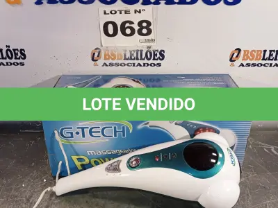 LOTE 068 - 01 – APARELHO MASSAGEADOR (NO ESTADO, NÃO SABEMOS SE FUNCIONA. LEILÃO NÃO TEM GARANTIA E NEM DEVOLUÇÃO, SUJEITO A POSSÍVEIS AVARIAS VISÍVEIS/OCULTAS E/OU AUSÊNCIA DE COMPONENTES)
