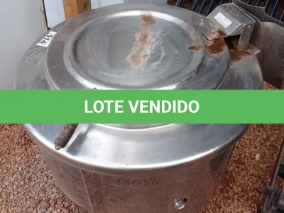 LOTE 614 - 01 PANELA INDUSTRIAL. (NO ESTADO) ATENÇÃO! FAZER A VISITAÇÃO ANTES DE ARREMATAR, NÃO SABEMOS SE FUNCIONA. LEILÃO NÃO TEM GARANTIA E NEM DEVOLUÇÃO, SUJEITO A POSSÍVEIS AVARIAS VISÍVEIS/OCULTAS E/OU AUSÊNCIA DE COMPONENTES.