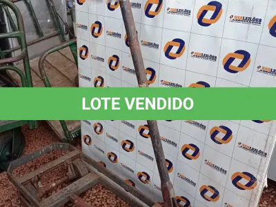 LOTE 619 - 01 CARRINHO PARA TRANSPORTE DE CARGAS COM AVARIAS. (NO ESTADO) ATENÇÃO! FAZER A VISITAÇÃO ANTES DE ARREMATAR, NÃO SABEMOS SE FUNCIONA. LEILÃO NÃO TEM GARANTIA E NEM DEVOLUÇÃO, SUJEITO A POSSÍVEIS AVARIAS VISÍVEIS/OCULTAS E/OU AUSÊNCIA DE COMPONENTES.