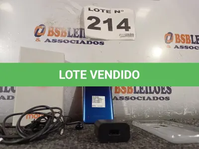 LOTE 214 - 01 - CELULAR MOTOROLA MOTO E6S 64GB 4G TELA 6.1 4GB RAM (NO ESTADO, NÃO SABEMOS SE FUNCIONA. LEILÃO NÃO TEM GARANTIA E NEM DEVOLUÇÃO, SUJEITO A POSSÍVEIS AVARIAS VISÍVEIS/OCULTAS E/OU AUSÊNCIA DE COMPONENTES)