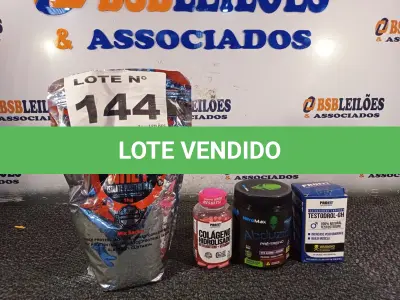 LOTE 144 - 04 - SUPLEMENTOS ALIMENTARES (NO ESTADO, NÃO SABEMOS SE FUNCIONA. LEILÃO NÃO TEM GARANTIA E NEM DEVOLUÇÃO, SUJEITO A POSSÍVEIS AVARIAS VISÍVEIS/OCULTAS E/OU AUSÊNCIA DE COMPONENTES)