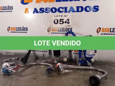 LOTE 054 - 05 – TORNEIRAS DIVERSAS (NO ESTADO, NÃO SABEMOS SE FUNCIONA. LEILÃO NÃO TEM GARANTIA E NEM DEVOLUÇÃO, SUJEITO A POSSÍVEIS AVARIAS VISÍVEIS/OCULTAS E/OU AUSÊNCIA DE COMPONENTES)