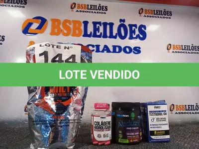 LOTE 144 - 04 - SUPLEMENTOS ALIMENTARES (NO ESTADO, NÃO SABEMOS SE FUNCIONA. LEILÃO NÃO TEM GARANTIA E NEM DEVOLUÇÃO, SUJEITO A POSSÍVEIS AVARIAS VISÍVEIS/OCULTAS E/OU AUSÊNCIA DE COMPONENTES)