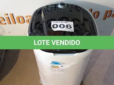 LOTE 006 - 01 - TANQUINHO SUGGAR LAVAMAX NEO ECO 10KG (NO ESTADO, NÃO SABEMOS SE FUNCIONA. LEILÃO NÃO TEM GARANTIA E NEM DEVOLUÇÃO, SUJEITO A POSSÍVEIS AVARIAS VISÍVEIS/OCULTAS E/OU AUSÊNCIA DE COMPONENTES)