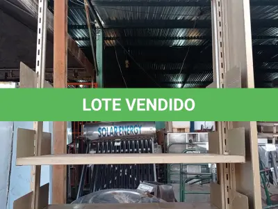 LOTE 612 - 01 ESTANTE EM AÇO COM 10 PRATELEIRAS. (NO ESTADO) ATENÇÃO! FAZER A VISITAÇÃO ANTES DE ARREMATAR, NÃO SABEMOS SE FUNCIONA. LEILÃO NÃO TEM GARANTIA E NEM DEVOLUÇÃO, SUJEITO A POSSÍVEIS AVARIAS VISÍVEIS/OCULTAS E/OU AUSÊNCIA DE COMPONENTES.