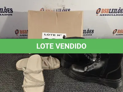 LOTE 085 - 02 – PARES DE CALÇADOS FEMININOS Nº 38 (NO ESTADO, NÃO SABEMOS SE FUNCIONA. LEILÃO NÃO TEM GARANTIA E NEM DEVOLUÇÃO, SUJEITO A POSSÍVEIS AVARIAS VISÍVEIS/OCULTAS E/OU AUSÊNCIA DE COMPONENTES)