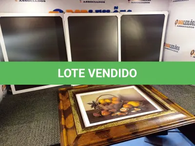 LOTE 175 - 04 – GRAVURAS COM MOLDURAS (NO ESTADO, NÃO SABEMOS SE FUNCIONA. LEILÃO NÃO TEM GARANTIA E NEM DEVOLUÇÃO, SUJEITO A POSSÍVEIS AVARIAS VISÍVEIS/OCULTAS E/OU AUSÊNCIA DE COMPONENTES)