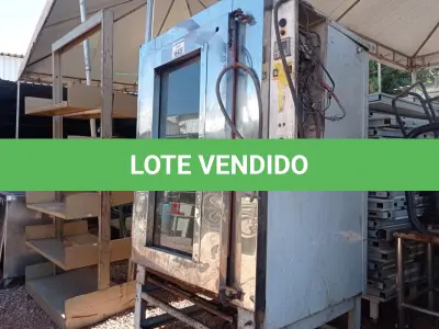 LOTE 643 - 01 FORNO A GÁS INDUSTRIAL COM AVARIAS. (NO ESTADO) ATENÇÃO! FAZER A VISITAÇÃO ANTES DE ARREMATAR, NÃO SABEMOS SE FUNCIONA. LEILÃO NÃO TEM GARANTIA E NEM DEVOLUÇÃO, SUJEITO A POSSÍVEIS AVARIAS VISÍVEIS/OCULTAS E/OU AUSÊNCIA DE COMPONENTES.
