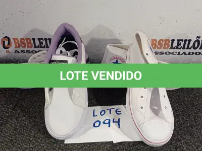 LOTE 094 - 02 – PARES DE CALÇADOS FEMININO Nº 35 (NO ESTADO, NÃO SABEMOS SE FUNCIONA. LEILÃO NÃO TEM GARANTIA E NEM DEVOLUÇÃO, SUJEITO A POSSÍVEIS AVARIAS VISÍVEIS/OCULTAS E/OU AUSÊNCIA DE COMPONENTES)