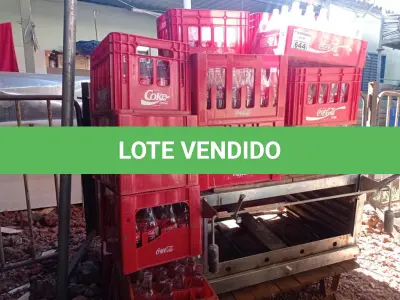 LOTE 644 - 01 LOTE COM GRANDE QUANTIDADE DE CASCOS DE REFRIGERANTES “VAZIOS”. (NO ESTADO) ATENÇÃO! FAZER A VISITAÇÃO ANTES DE ARREMATAR, NÃO SABEMOS SE FUNCIONA. LEILÃO NÃO TEM GARANTIA E NEM DEVOLUÇÃO, SUJEITO A POSSÍVEIS AVARIAS VISÍVEIS/OCULTAS E/OU AUSÊNCIA DE COMPONENTES.