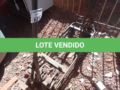 LOTE 629 - 01 CARRINHO PARA TRANSPORTE DE CARGAS COM AVARIAS. (NO ESTADO) ATENÇÃO! FAZER A VISITAÇÃO ANTES DE ARREMATAR, NÃO SABEMOS SE FUNCIONA. LEILÃO NÃO TEM GARANTIA E NEM DEVOLUÇÃO, SUJEITO A POSSÍVEIS AVARIAS VISÍVEIS/OCULTAS E/OU AUSÊNCIA DE COMPONENTES.